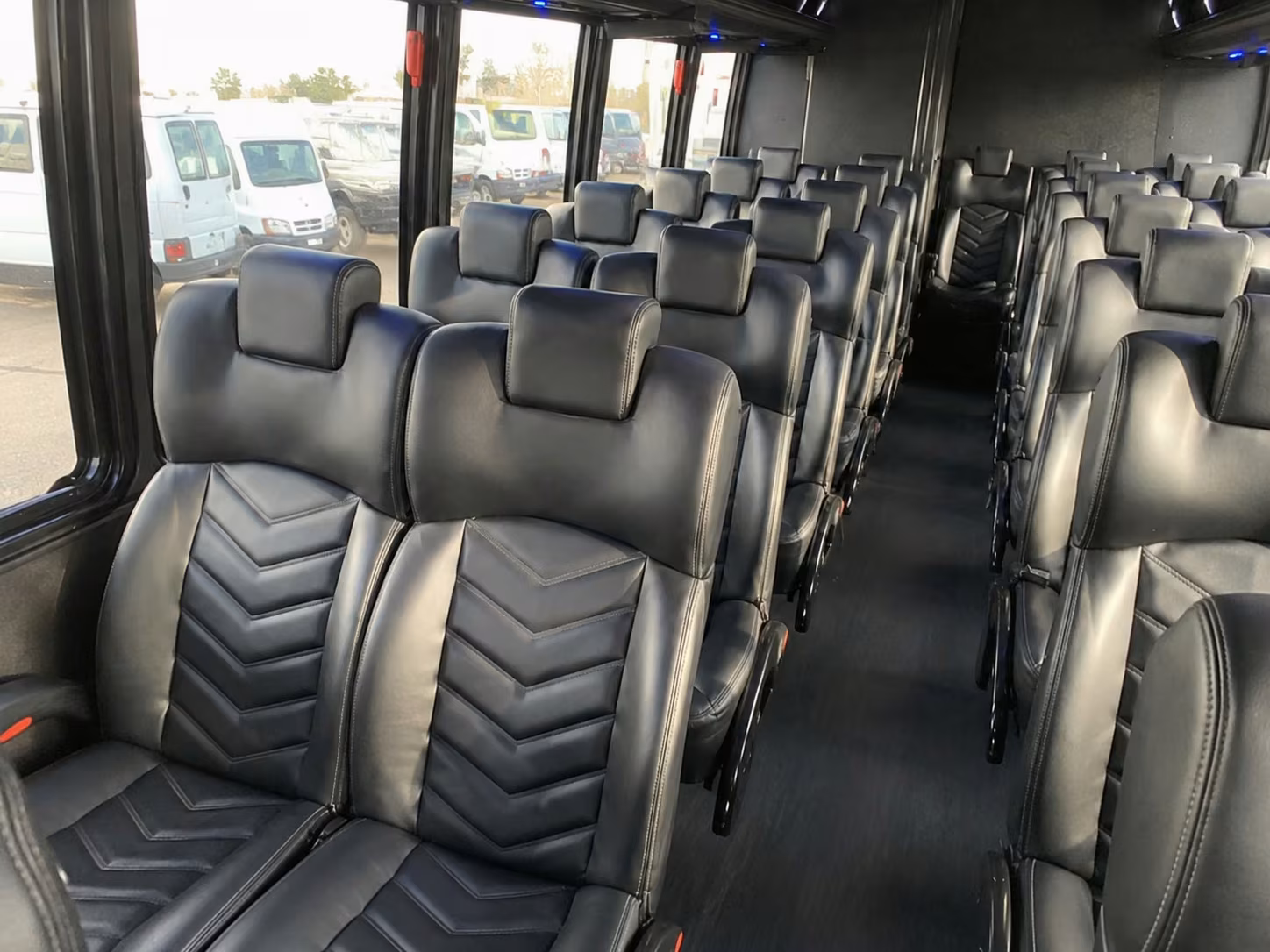 18 passenger minibus inside