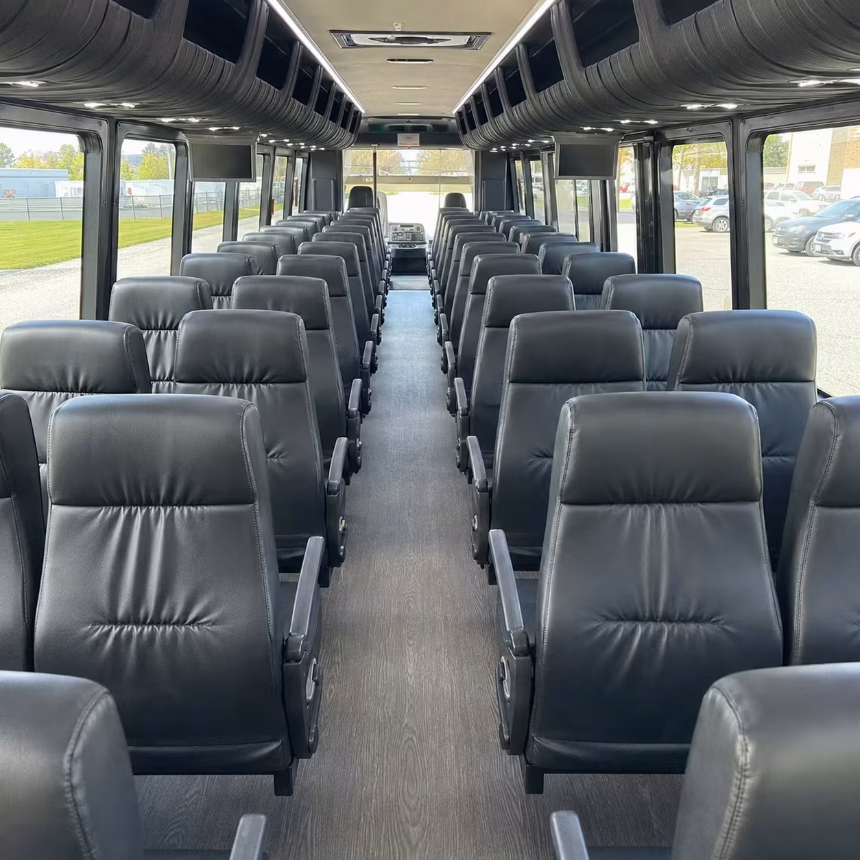 25 passenger minibus interior