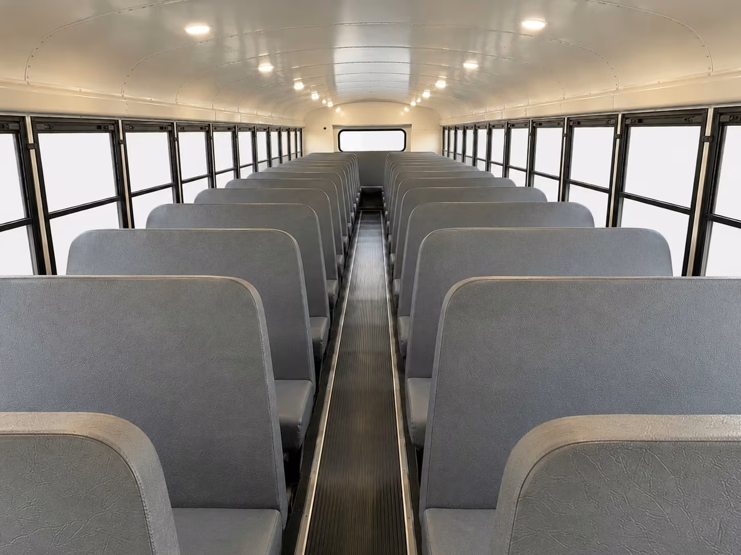 school bus inside