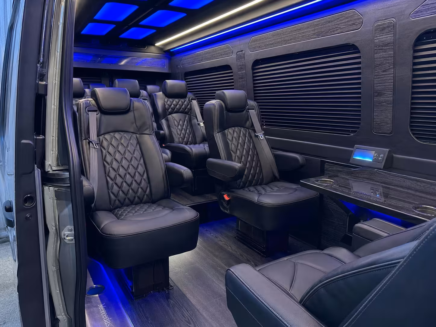 sprinter van transportation for groups and events across wilmington