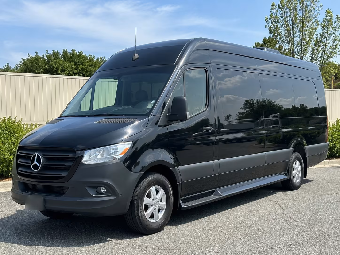 sprinter van with driver