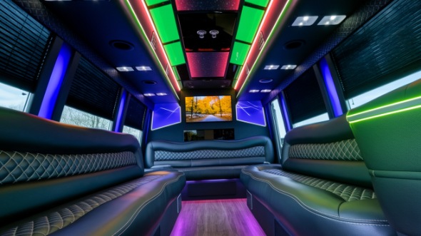 sprinter limo rental interior wilmington