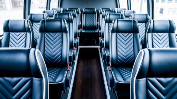 wilmington 15 passenger minibus inside
