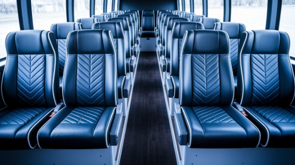 wilmington 18 passenger minibus inside