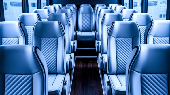 wilmington 28 passenger minibus inside