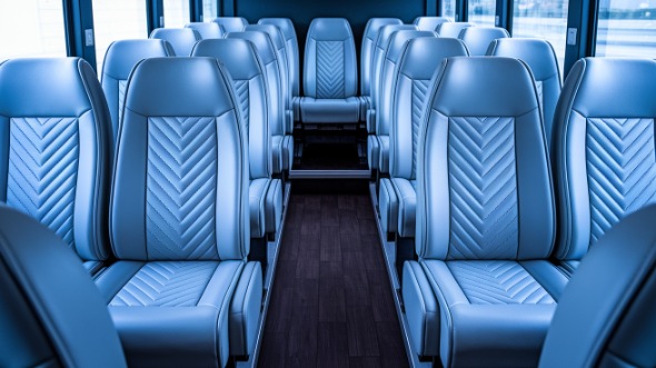wilmington 35 passenger minibus inside