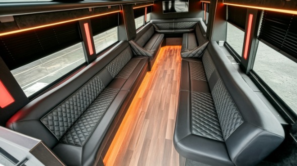 wilmington party bus rental inside